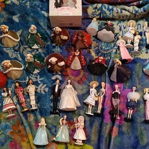 Lot of 21 Barbie Ornaments No Boxes Excellent Condition